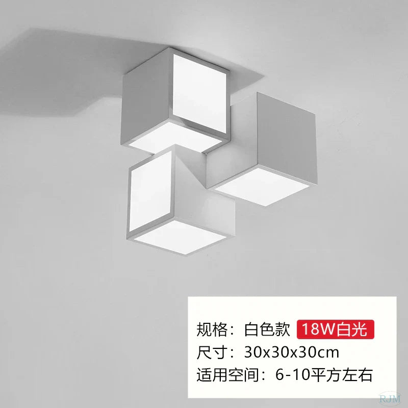 DecorBites™ Acrylic LED Ceiling Light with Remote Control - Modern Square Design