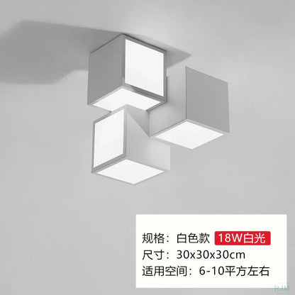 DecorBites™ Acrylic LED Ceiling Light with Remote Control - Modern Square Design