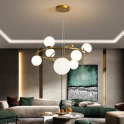 Anillos de Lámpara de Araña LED Oro Decorbites™ para Sala de Estar, Cocina, Dormitorio y Comedor