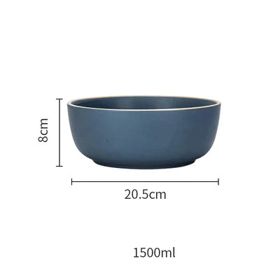DecorBites™ Ceramic Morandi Bowl - Single Soup and Rice Bowl