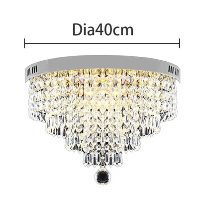 DecorBites™ Crystal Chandelier Ceiling Lamp - Entrance Kitchen Chandeliers Fixtures Home Decor