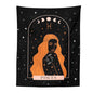 Decobites Celestial Constellation Tapestry Moon Phase Wall Hanging for Unique Home Décor