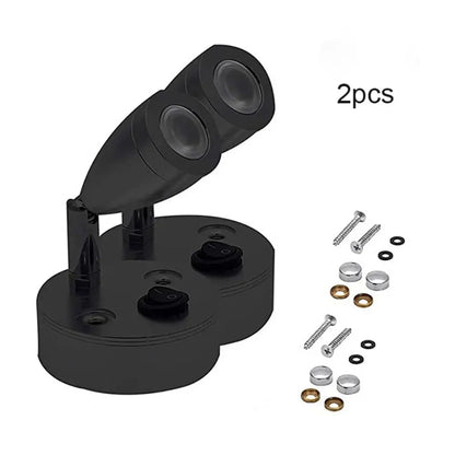 مصباح قراءة LED 12 فولت من DecorBites™ للإضاءة الداخلية للقوارب والمقطورات والمركبات الترفيهية