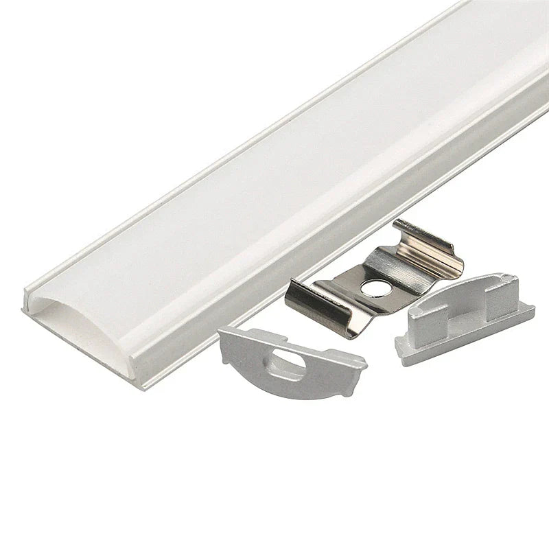 DecorBites™ 0.5m/1m Flexible U Aluminum Profiles for LED Strip Lights