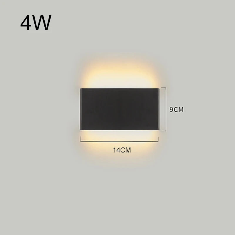 DecorBites™ LED Aluminum Mirror Light Wall Lamp for Corridor, Bedside, Bathroom - Nordic Modern Design