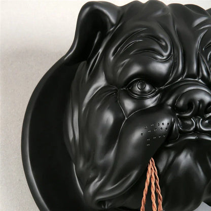 DecorBites™ Bulldog Resin Wall Lamp for Living Room and Corridor Decor