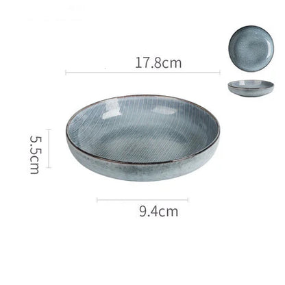 DecorBites™ Japanese Style Ceramic Dinnerware Set