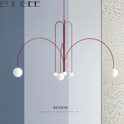 DecorBites™ Designer Line Chandelier Living Room Coffee Shop Hanglamp Loft Light