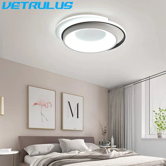 DecorBites™ LED Chandelier Light for Living Dining Room, Modern Acrylic Surface Mounted Fixture