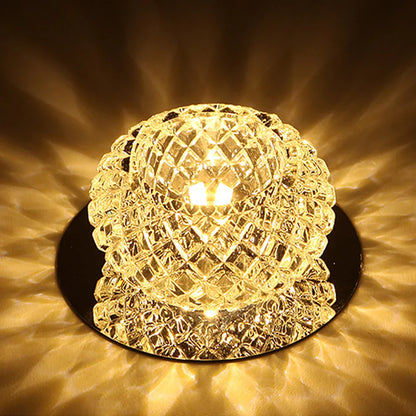 DecorBites™ Crystal LED Ceiling Chandelier for Aisle, Balcony, Porch, and Corridor Lighting