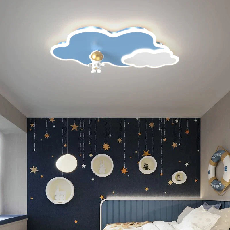 Astronaut Airplane Ceiling Lamp