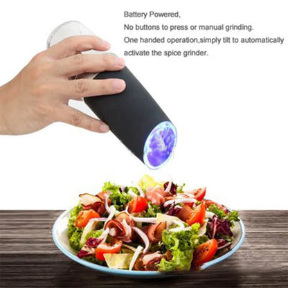 DecorBites™ Electric Salt Pepper Grinder Spice Mill Kitchen Grinding Tool