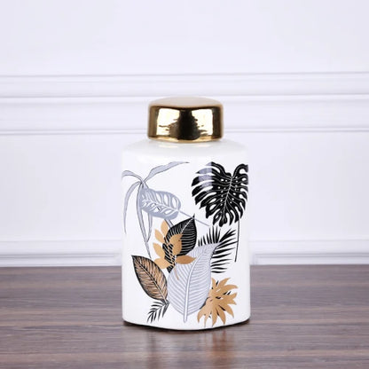 مزهرية خزفية ريفية من DecorBites™: جرة ديكور منزلي زهرية لغرفة المعيشة وطاولة الطعام