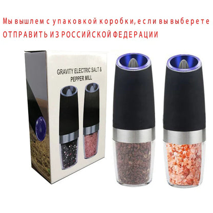 DecorBites™ Electric Salt Pepper Grinder Spice Mill Kitchen Grinding Tool
