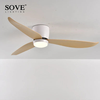 DecorBites™ LED Ceiling Fan with Remote Control, Modern Design, Bedroom Decor, 220V