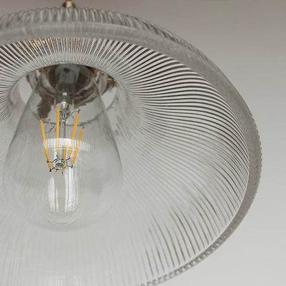 DecorBites™ Glass Copper Pendant Light: Modern Nordic Style Hanging Lamp for Kitchen, Dining, and Living Room