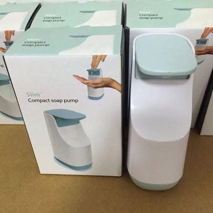 موزع مضخة صابون ديكوربايتس™ سعة 350 مل غير قابل للتنقيط للحمام والمطبخ، موفر للمساحة وصغير الحجم