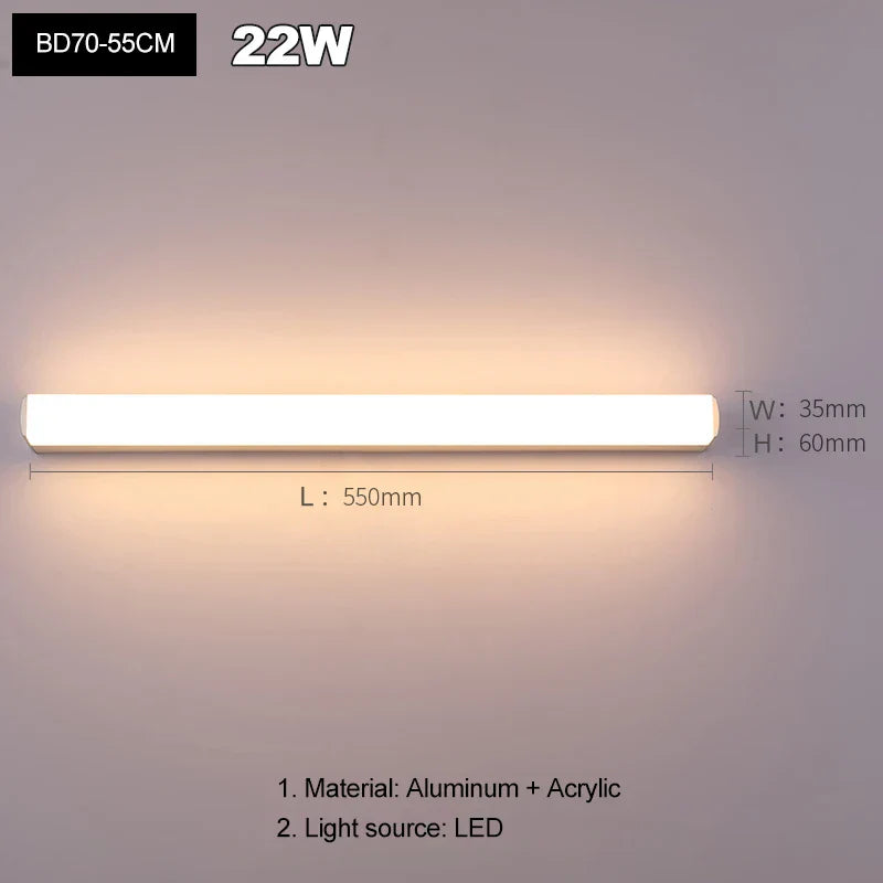 Acrylic Anti-Fog Wall Lamp