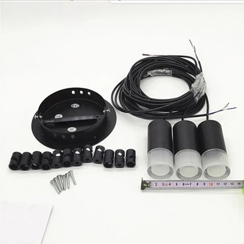 DecorBites™ Black Minimalist LED Wall Lamp for Bedroom and Living Room