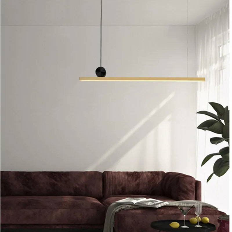 Gold Nordic Pendant Light Bar Island Style