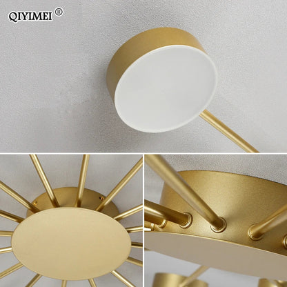 DecorBites™ LED Chandelier Lights: Modern, Creative Home Indoor Lighting Fixtures for Living Room, Bedroom, Kitchen