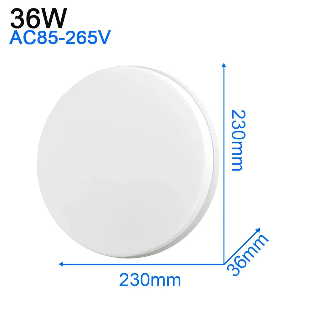 DecorBites™ LED Ceiling Light: Modern Ultra-thin Panel, 6-48W, Surface Mounted for Living Room