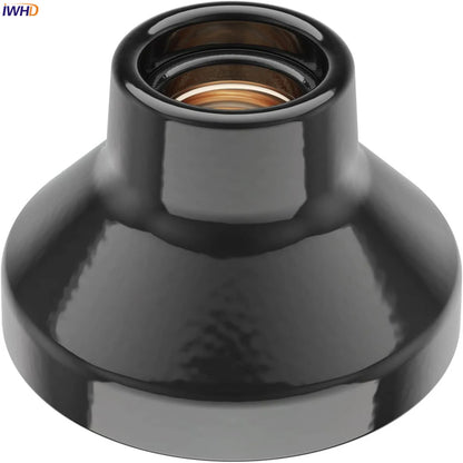 DecorBites™ Ceramic E27 Lamp Bulb Holder Base, Table Ceiling Fitting Socket Lampholder
