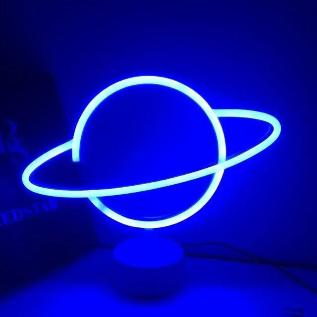 DecorBites™ USB LED Neon Sign Light Holiday Flamingo Night Lamp Xmas Party Wedding Decoration Home Gift cloud Heart