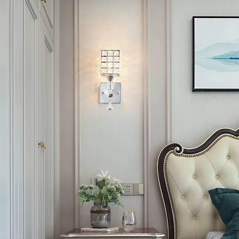 Lámpara de pared LED de cristal DecorBites™ para la decoración de la sala de estar o el dormitorio