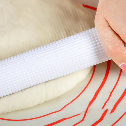 DecorBites™ ABS Floating Point Exhaust Roller Rolling Pin for Kitchen Dough Pastry Making