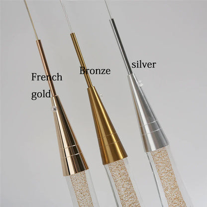 Lámparas colgantes LED de cristal DecorBites™ para restaurantes, bares y escaleras