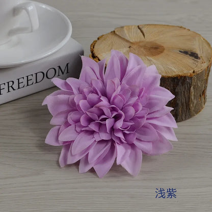 DecorBites™ Dahlia Flower Wedding Decoration Woolen Chrysanthemum Wreath Bouquet