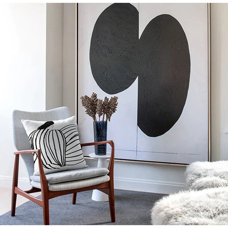 DecorBites™ Cute Dog Printed Designer Throw Pillow Cover for Living Room Sofa Decor