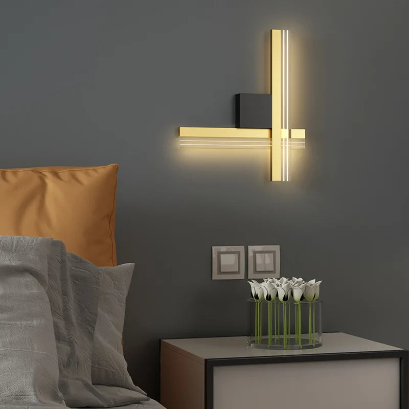 DecorBites™ LED Aluminum Wall Light for Bedroom Living Room Home Decor
