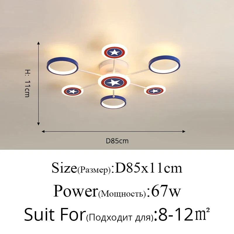 DecorBites™ LED Ceiling Light for Kid's Room Chandelier Bedroom Decorative Lamp