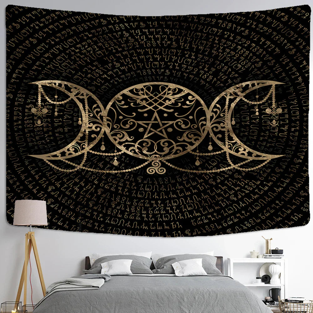 Decobites Viking Tree of Life Tapestry Wall Hanging Bohemian Hippie Home Decor