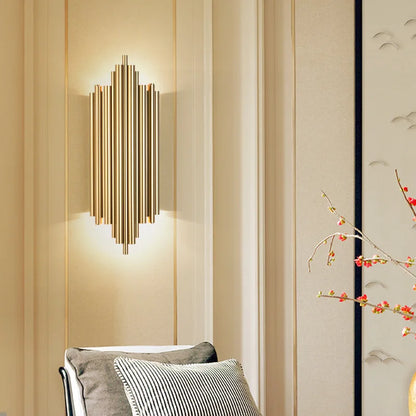 DecorBites™ Gold LED Wall Lamp for Living Bedroom Kitchen Indoor Decor