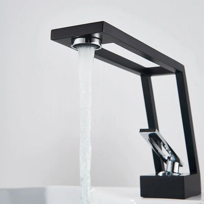 DecorBites™ Brass Basin Sink Faucet Mixer with Single Handle for Bathroom Vanity