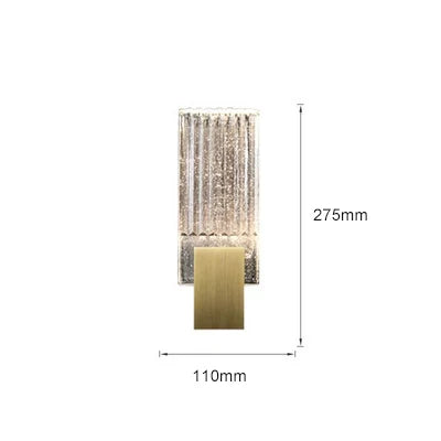 Lámpara de pared DecorBites™ Crystal: Lámpara de pared de diseño moderno y minimalista, ideal para mesita de noche o estudio.
