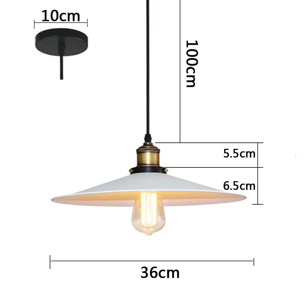 Decorbites™ Industrielle Hängelampe - Vintage Retro Kronleuchter LED Deckenleuchte