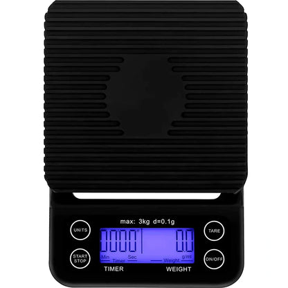 DecorBites™ BrewMaster Coffee Scale Timer, 3kg