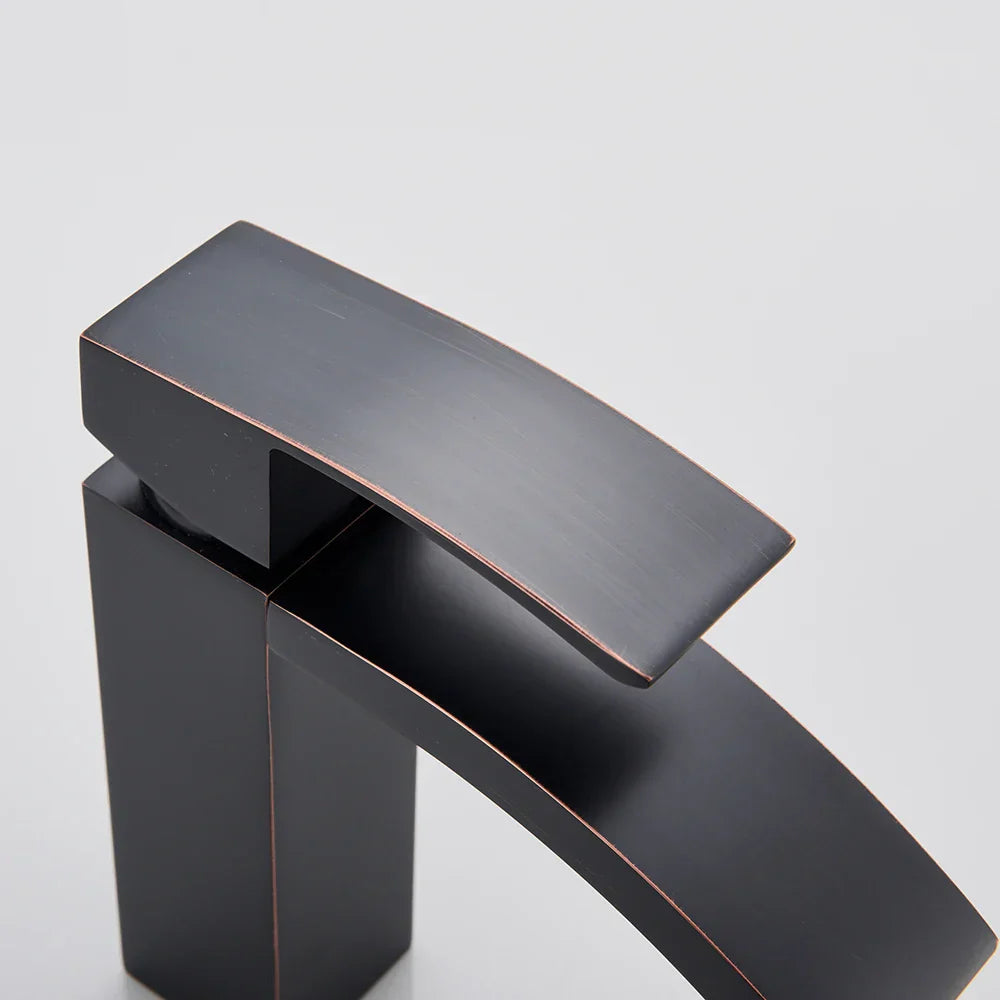 DecorBites™ Black Basin Mixer Faucet with Hot Cold Control