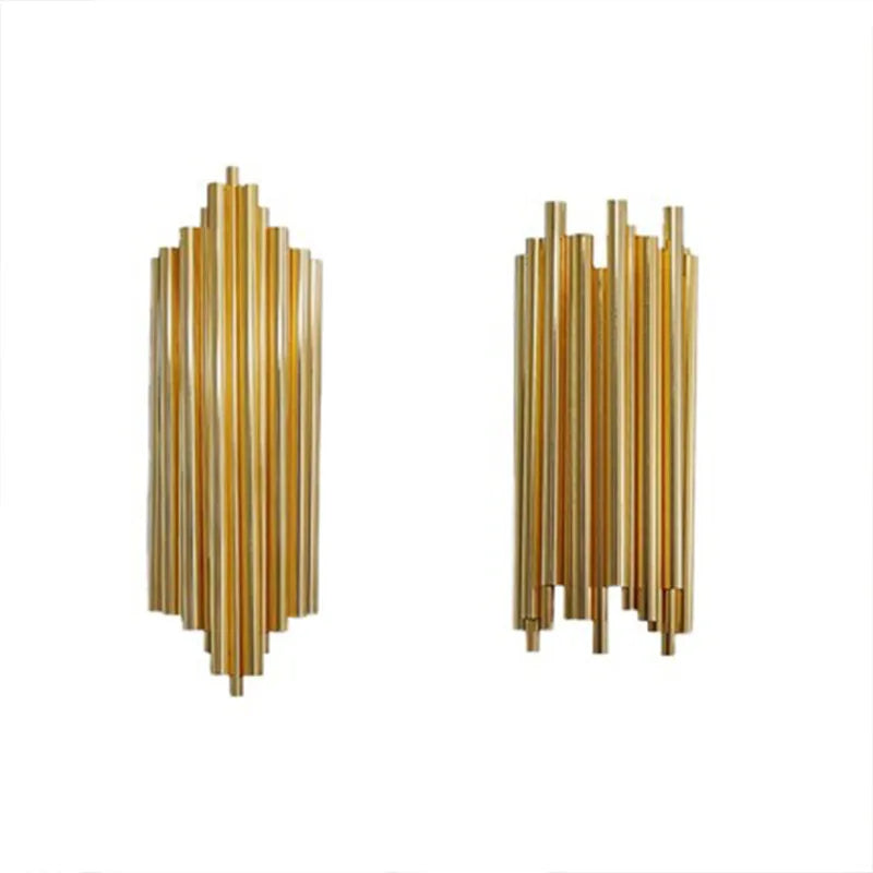 DecorBites™ Gold LED Wall Lamp for Living Bedroom Kitchen Indoor Decor