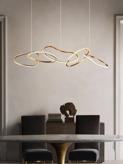 DecorBites™ Elegant Chandelier for Dining Bar, Minimalist Art Lamps