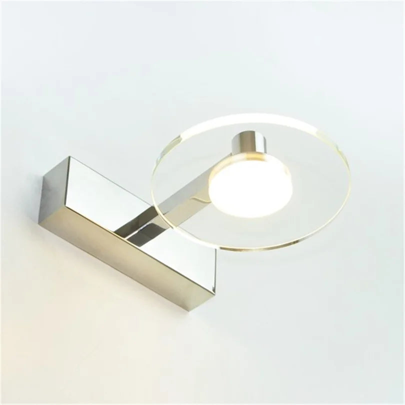 Espejo de tocador con luz LED de cristal DecorBites™ para baño y tocador