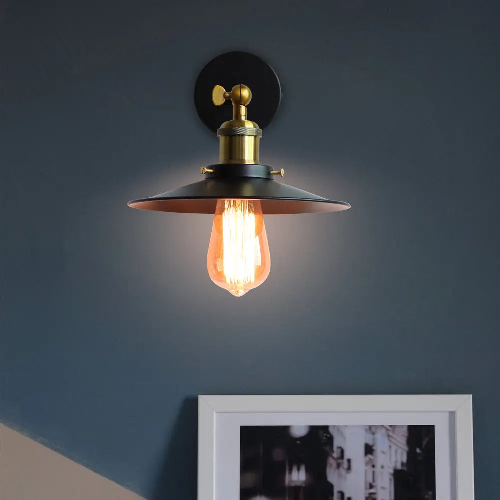 DecorBites™ Industrial Loft Wall Lamp, Retro Wall Light for Home Decor, E27 Bulb Lighting
