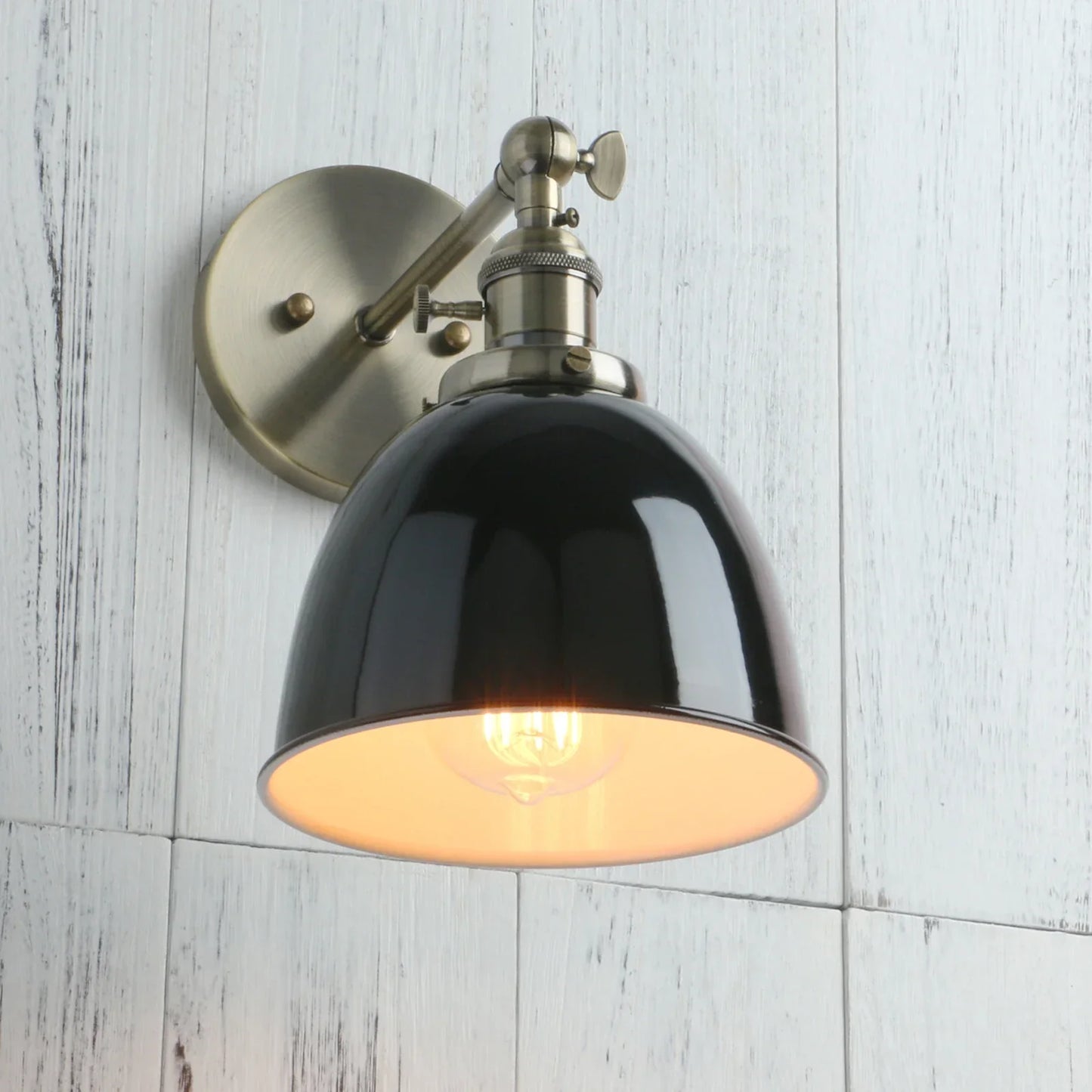 DecorBites™ Industrial Black Wall Sconce 6.5'' Modern Stair Light Fixtures