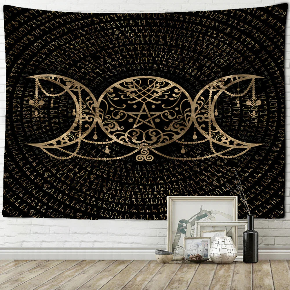 Decobites Psychedelic Tree of Life Cloth Tapestry Bohemian Wall Hanging Home Decor