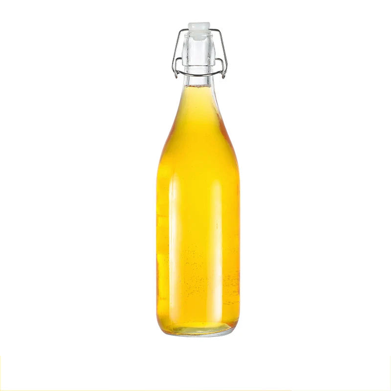 DecorBites™ Glass Storage Bottle for Wine, Jam, Honey, Lemon & More