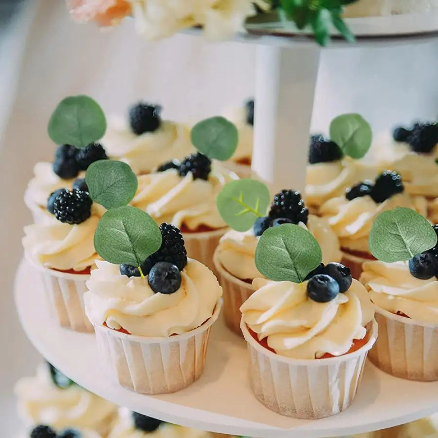 Rosas artificiales y eucalipto DecorBites™ para decoración del hogar, bodas y Navidad